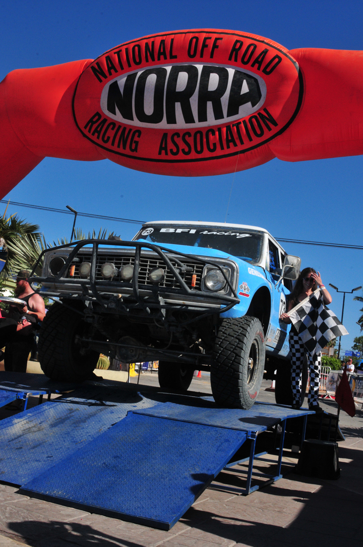 In San Jose del Cabo, the #73 Suburban crossed the finish line with a first place finish. They’d won their class for the fifth year, making one of the most (if not the most) winning teams of the new NORRA Mexican 1000.