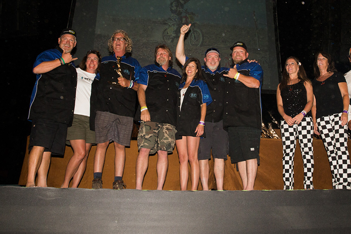 At the awards ceremony on the last night of the race, the audience showed how popular these guys were with the rest of the racers and crews as applause erupted with the crew’s acceptance of their fifth first place trophy.