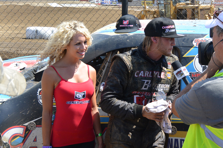 Woods’ post-race interview with MAV TV and our new General Tire model, Lyndsey.