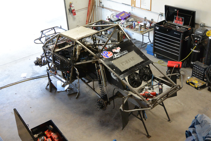 Jerett Brooks’ shop is located in El Cajon, California. It’s nothing fancy—just enough to pack in and prep a winning race truck between the Lucas Oil Off Road short-course races.