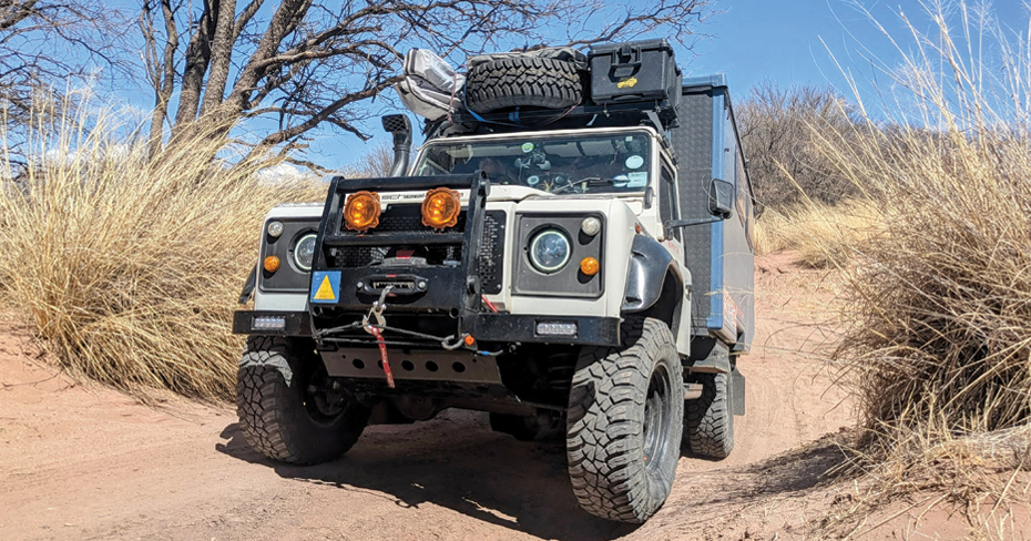 Remote desert campsite near Patagonia, Arizona, ideal for overland adventures